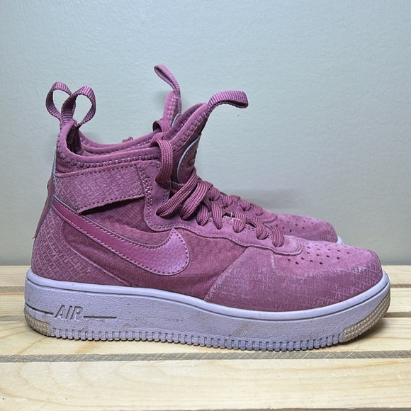 Nike Air Force 1 Ultraforce MID Vintage Wine AJ1701-600 Womens Sz 6 - Picture 3 of 6